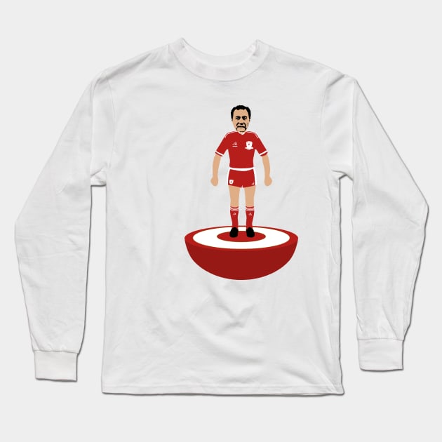 Steve Gibson Subbuteo Man Long Sleeve T-Shirt by Luckythelab